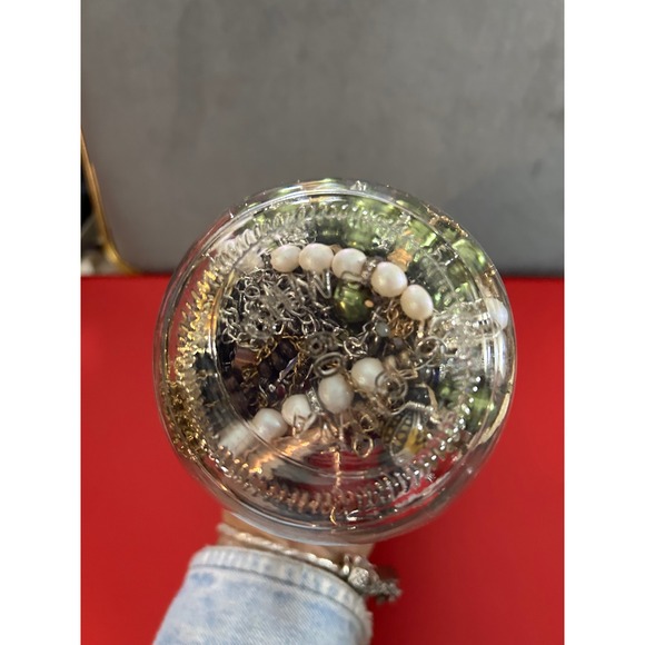 5" Assorted Costume Jewelry In Jar. All Wearable & Excellent Condition! - Picture 5 of 5